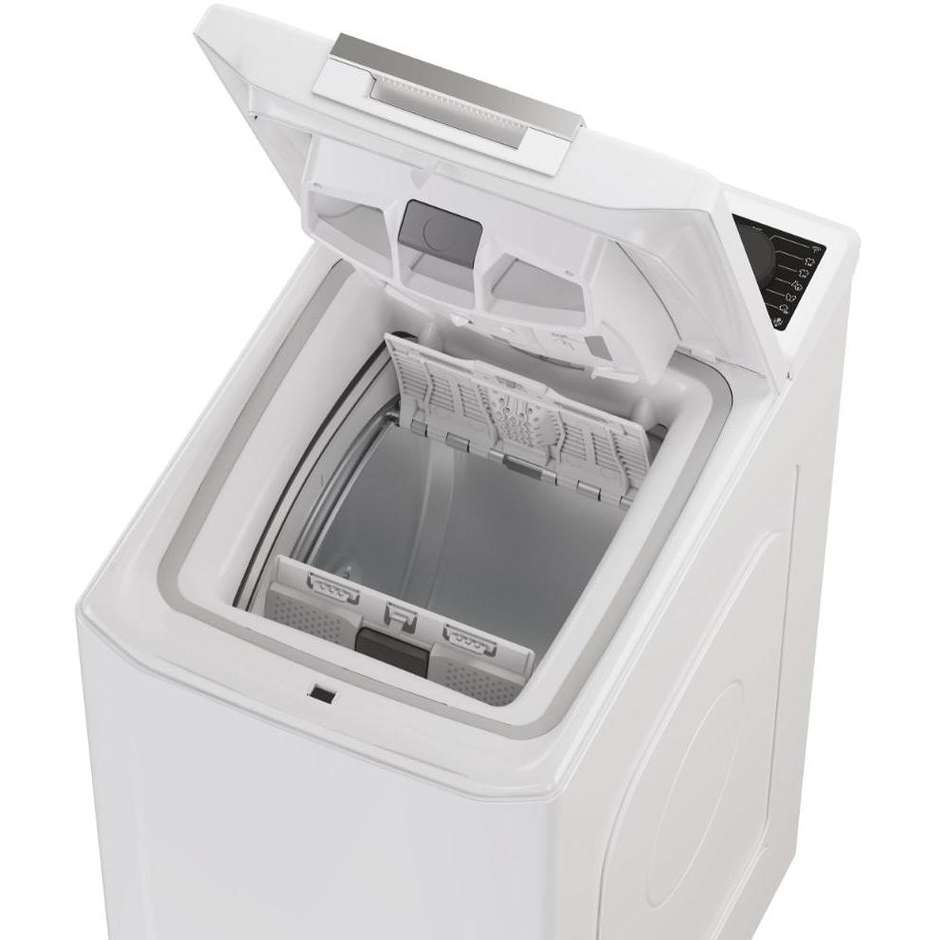 Haier THASN476TM5-S Lavatrice Caricamento dall'alto Capacità 7 Kg 1400 Giri/min Classe A Colore Bianco