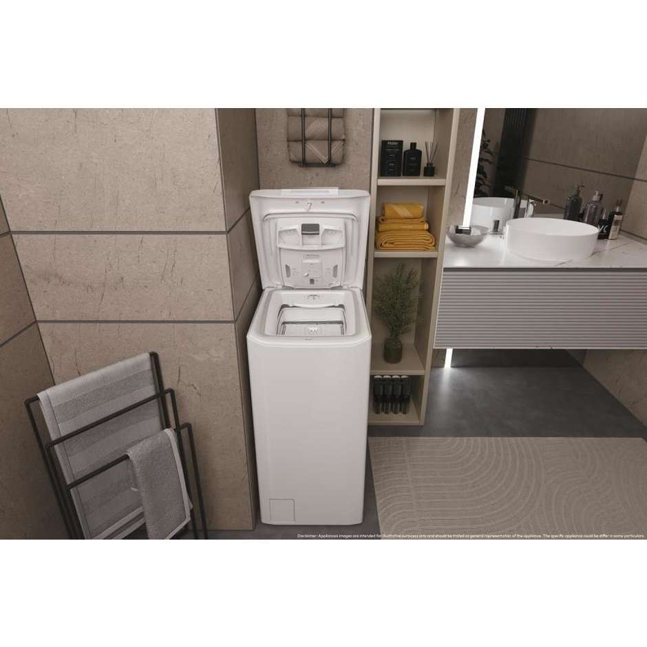 Haier THASN476TM5-S T Series 7 lavatrice carica dall’alto 7 kg 1400 giri, classe A