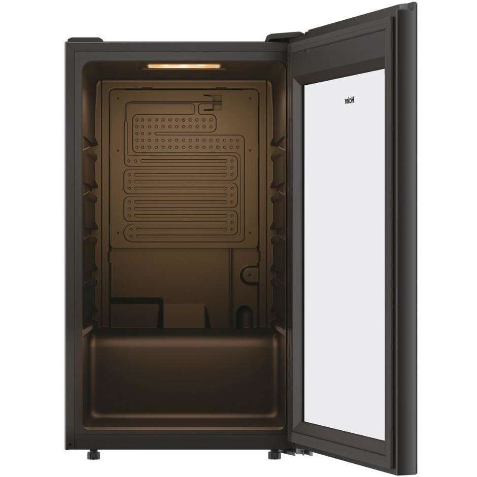 Haier Wine Bank 50 Serie 3 HWS34GGH1 Cantinetta Vino 34 Bottiglie Ripiani in Legno Nero