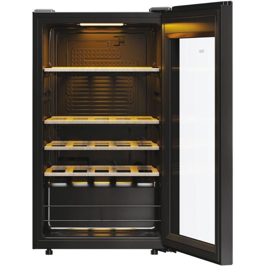 Haier Wine Bank 50 Serie 3 HWS34GGH1 Cantinetta vino con compressore Libera installazione 34 Bottiglie Classe G Colore Nero