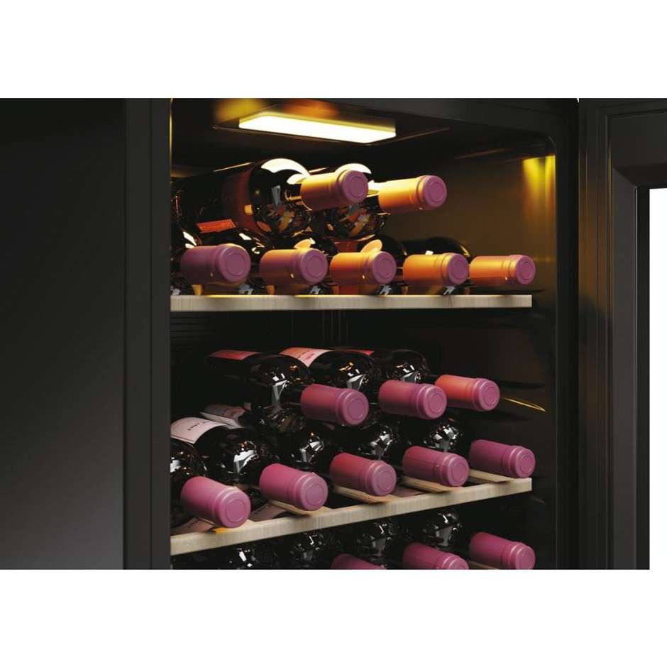 Haier Wine Bank 50 Serie 3 HWS34GGH1 Cantinetta vino con compressore Libera installazione 34 Bottiglie Classe G Colore Nero