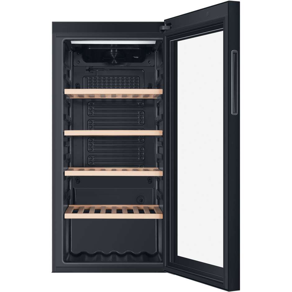 Haier Wine Bank 60 WS120GA cantinetta monozona da 117 bottiglie nera, classe G