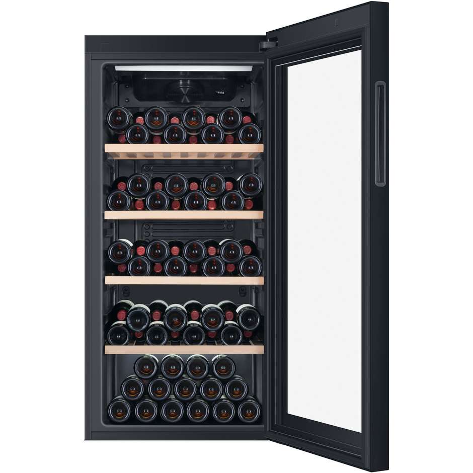 Haier Wine Bank 60 WS120GA cantinetta monozona da 117 bottiglie nera, classe G