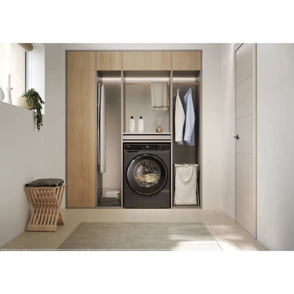 Haier X Series 5 HW130BP14357GUIT Lavatrice 13 kg 1400 giri Wi-Fi Antracite