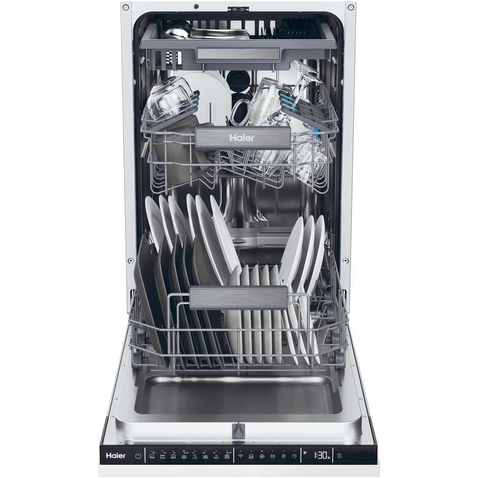 Haier XI1C3TB2FB Lavastoviglie a scomparsa totale 11 coperti Classe C Colore Bianco