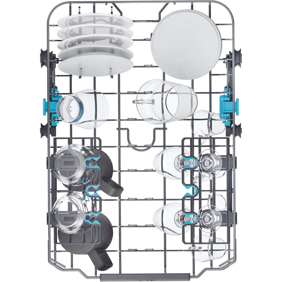 HAIER XI1C3TB2FB Lavastoviglie da Incasso a Scomparsa Totale 60 cm Standard 11 Coperti 8 Programmi Classe C 43 dB Cestelli Modulari