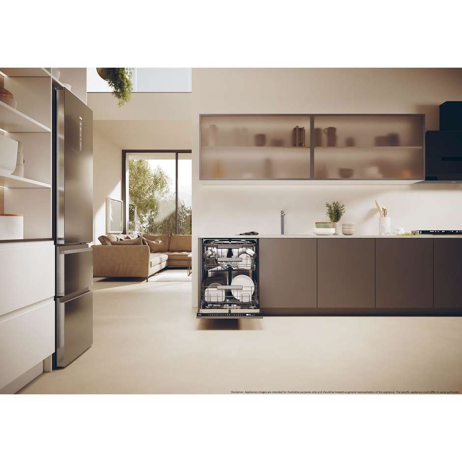 Haier XI4A4M4PB Lavastoviglie da incasso a scomparsa totale 14 coperti 10 Programmi Classe A Colore Bianco
