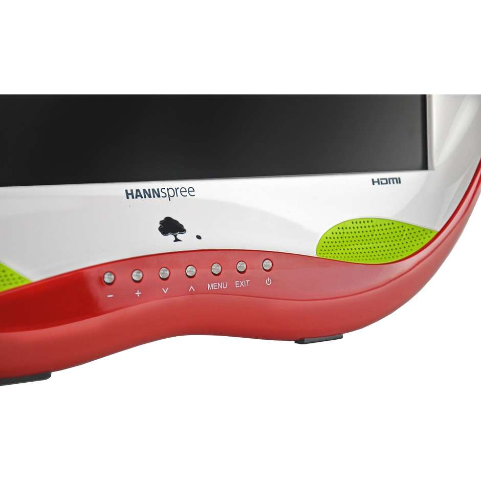 Hannspree HA195HPR Monitor PC 18,5" 250 cd/m² colore Rosso,Bianco