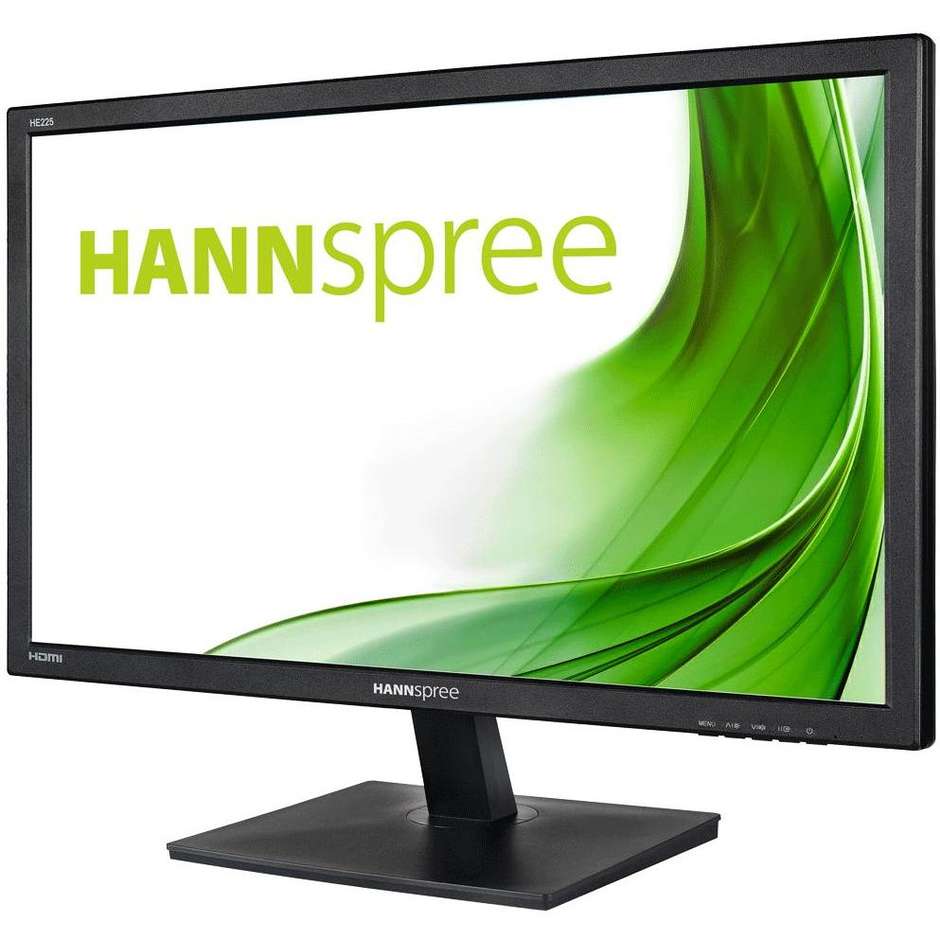 Hannspree HE225HPB Monitor PC LED 21,5'' FHD Luminosità 250 cd/m² Classe A colore nero