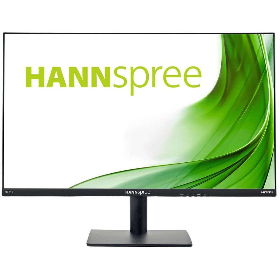 Hannspree HE247HPB Monitor PC LED 24'' FHD Luminosità 250 cd/m² Classe A colore nero