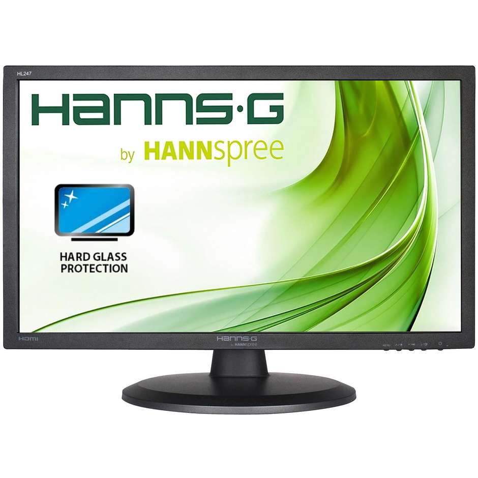 Hannspree HL247HGB Monitor PC LED 23,6" Full HD 250 cd/m² HDMI colore Nero