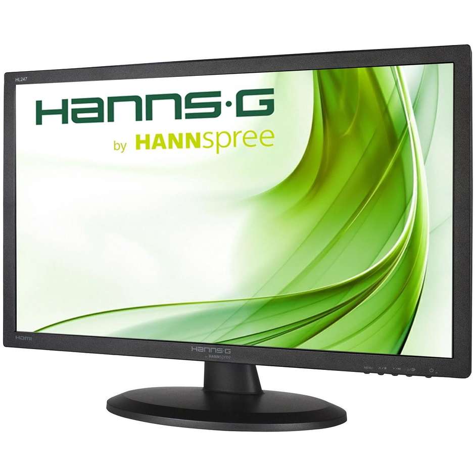 Hannspree HL247HGB Monitor PC LED 23,6" Full HD 250 cd/m² HDMI colore Nero