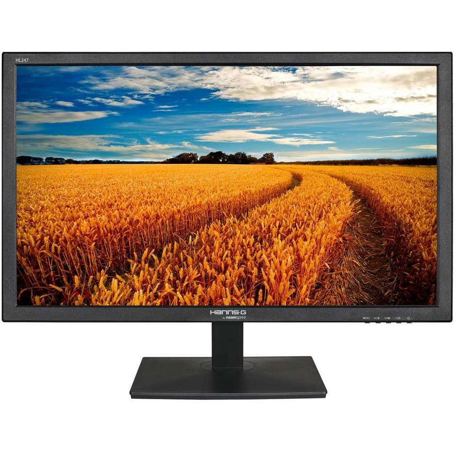 Hannspree HL247HPB Monitor PC LED 23.6'' Full HD Luminosità 250 cd/m² colore nero