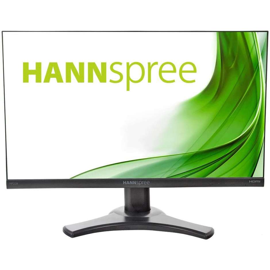 Hannspree HP228PJB Monitor PC LED 21,5'' Full HD Luminosità 250 cd/m² Classe A colore cornice nero