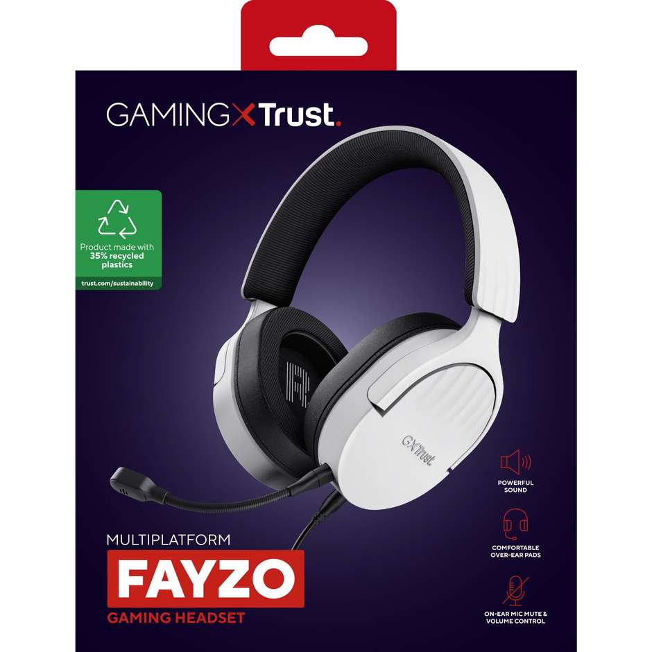 headset gaming gxt489w fayzo white