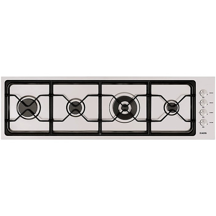 hg-924420nm aeg piano cottura 120 cm 4 bruciatori a gas griglie ... hg-924420nm aeg piano cottura 120 cm 4 bruciatori a gas griglie ...