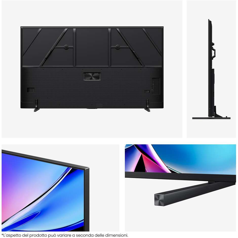 HISENSE 100E7Q PRO Smart TV 00" QLED 4K Ultra HD VIDAA OS Colore Black