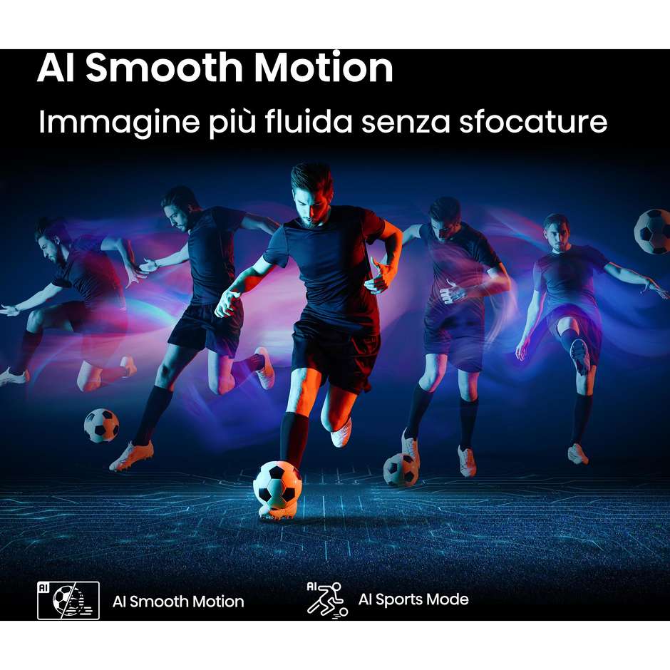 Hisense 100E7Q PRO TV QLED 100" 4K Ultra HD Smart TV Wi-Fi Classe E Colore Nero