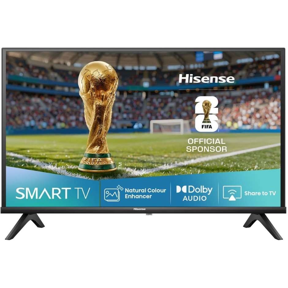 Hisense 40A49Q TV LED 40" QLED FULL HD Smart TV Wi-Fi Classe F Colore Nero