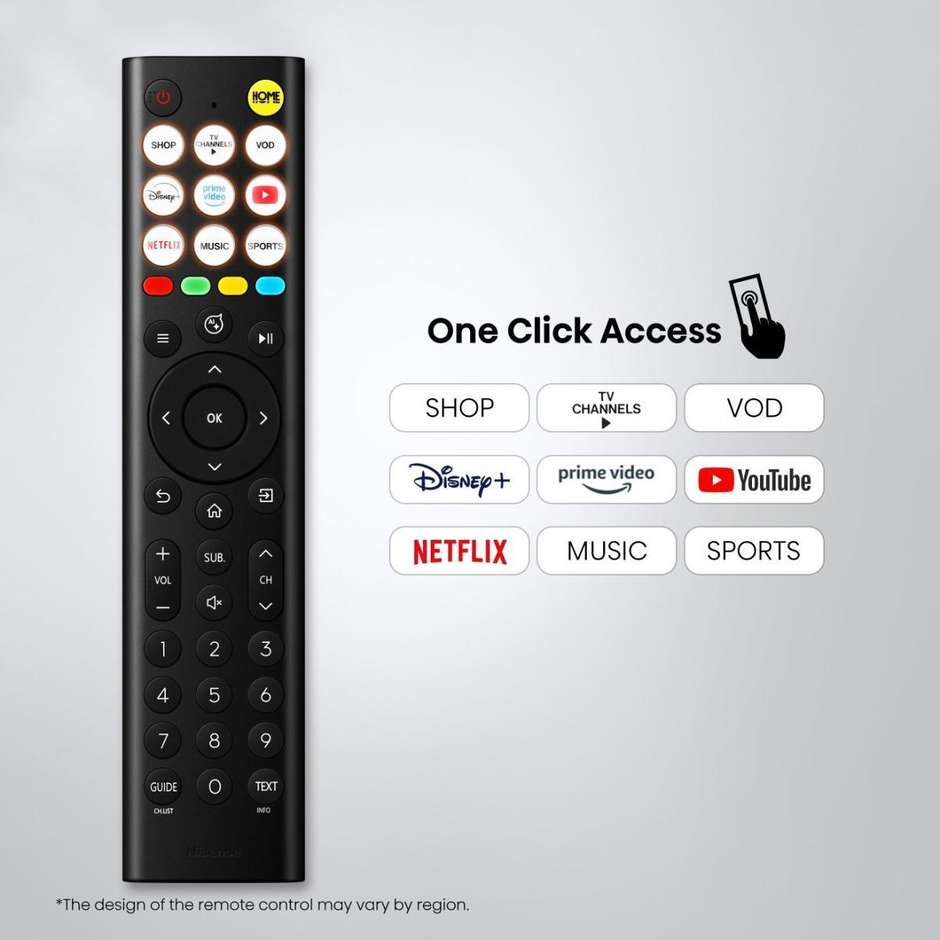 Hisense 40A49S TV Full HD 40" Smart TV VIDAA Wi-Fi DVB-T2 Nero