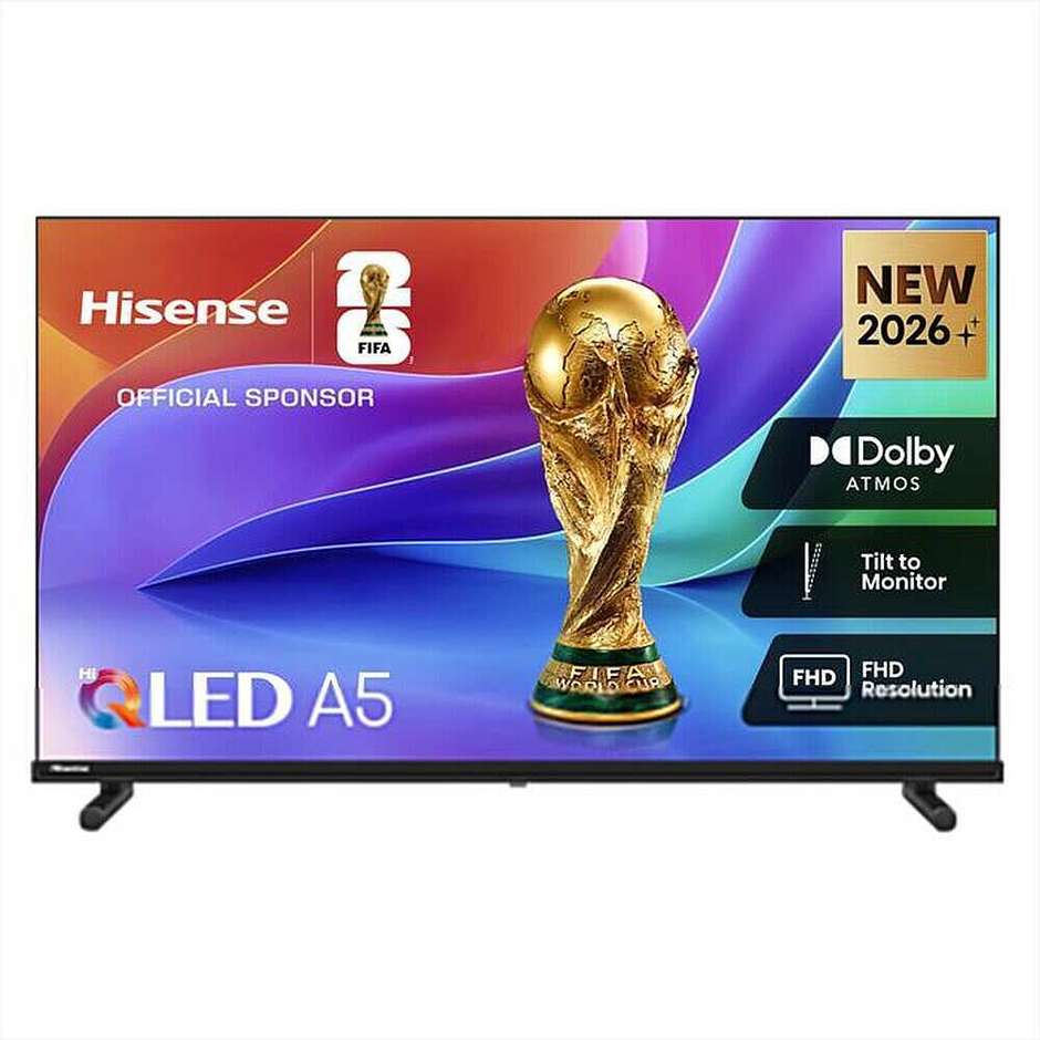 Hisense 40A59S Smart TV QLED 40" Full HD VIDAA HDR10+ Dolby Atmos Classe E