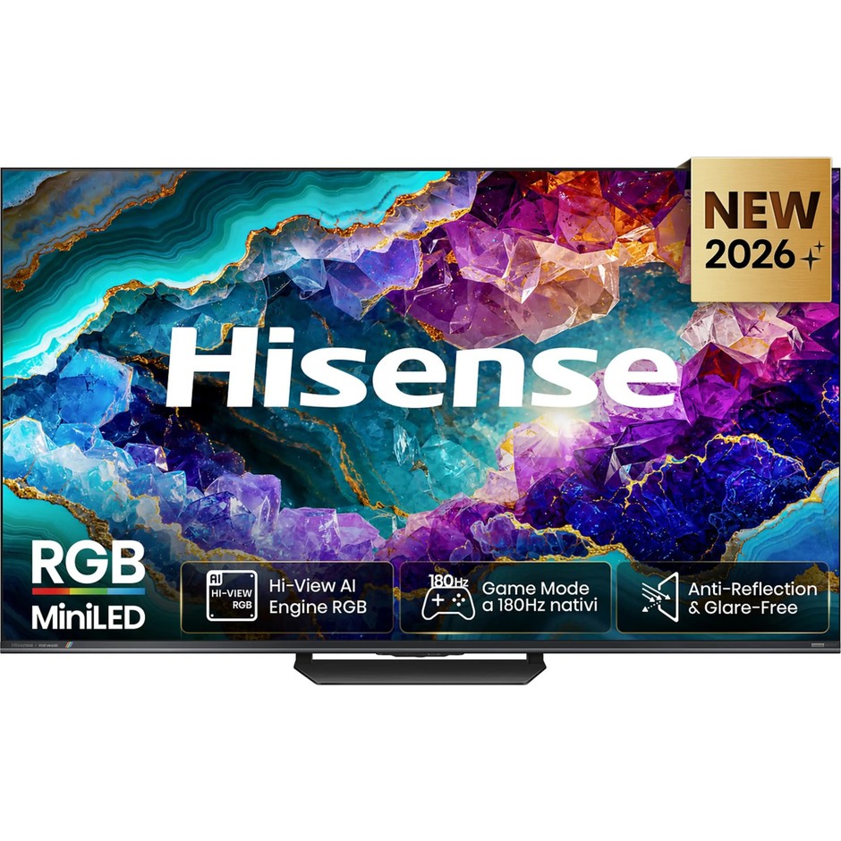 Hisense 55ER8S Smart TV RGB MiniLED 55 pollici 4K 180 Hz VIDAA
