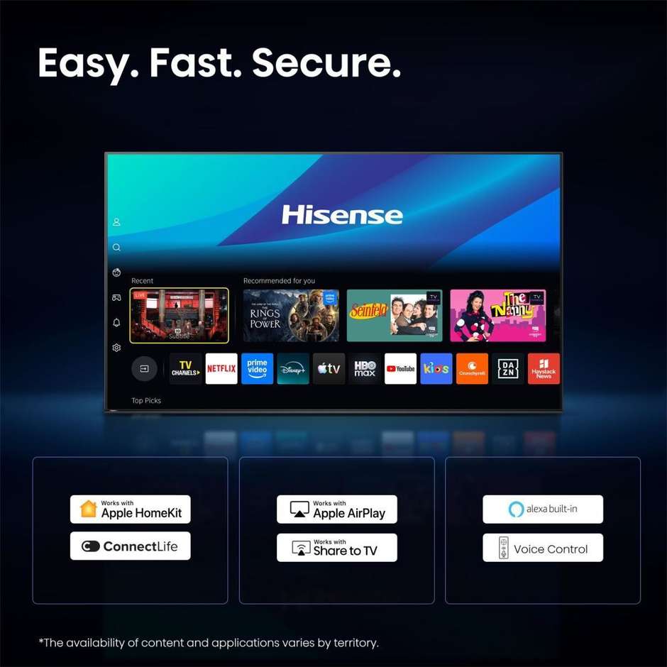 Hisense 75U79SE Smart TV 75" 4K ULED 144Hz Nero