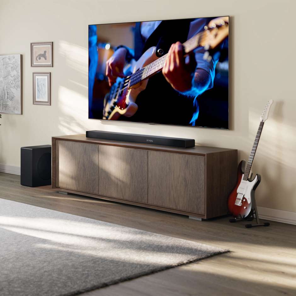 Hisense AX3120Q Soundbar 3.1.2 Canali 440 W Dolby Atmos DTS:X Nero