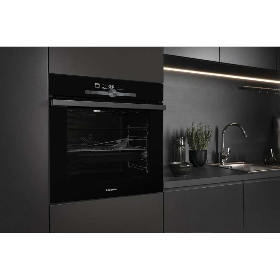 Hisense BI350BGPZ Forno da Incasso Pirolitico 77L 3500W Nero