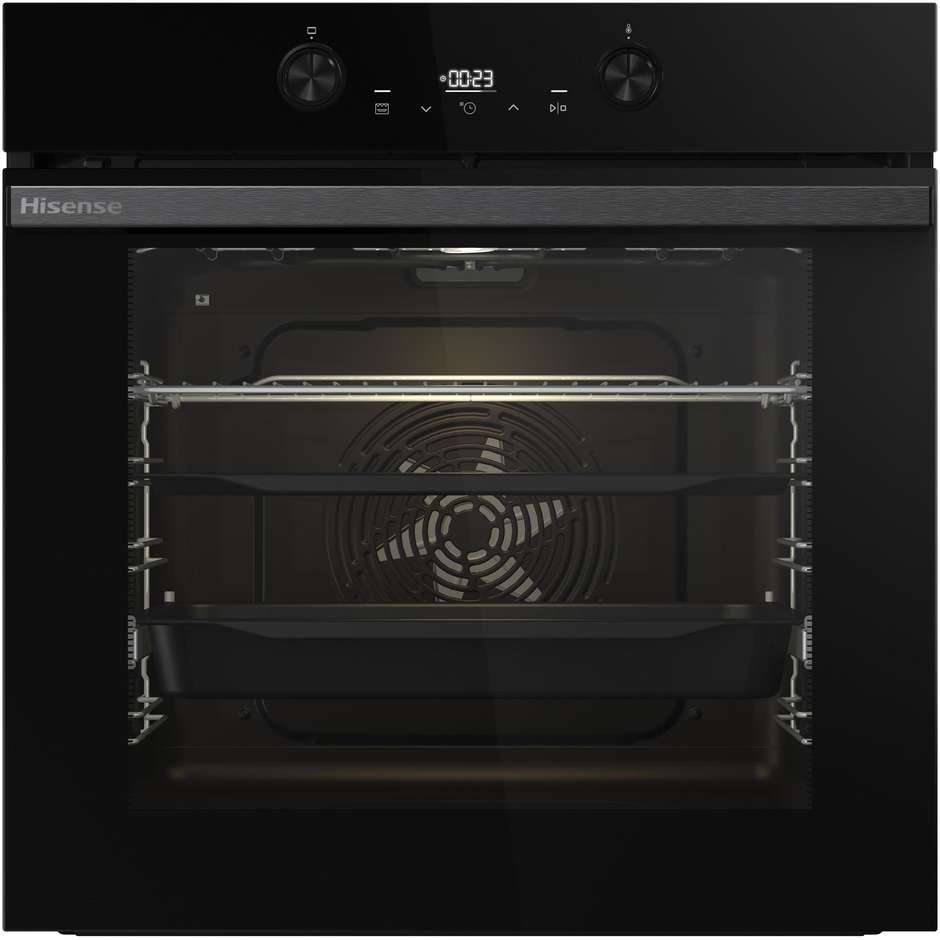 Hisense BI64223EPBG Forno da Incasso Pirolitico 78L 3500W Nero