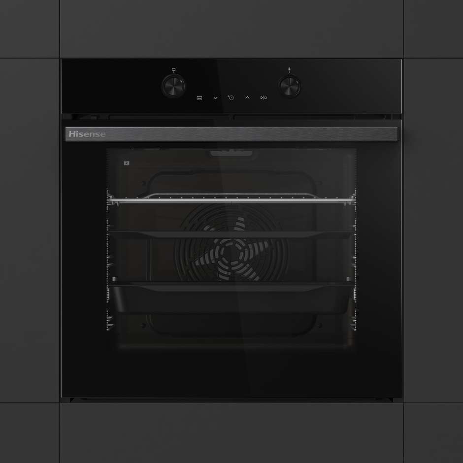 Hisense BI64223EPBG Forno da Incasso Pirolitico 78L 3500W Nero