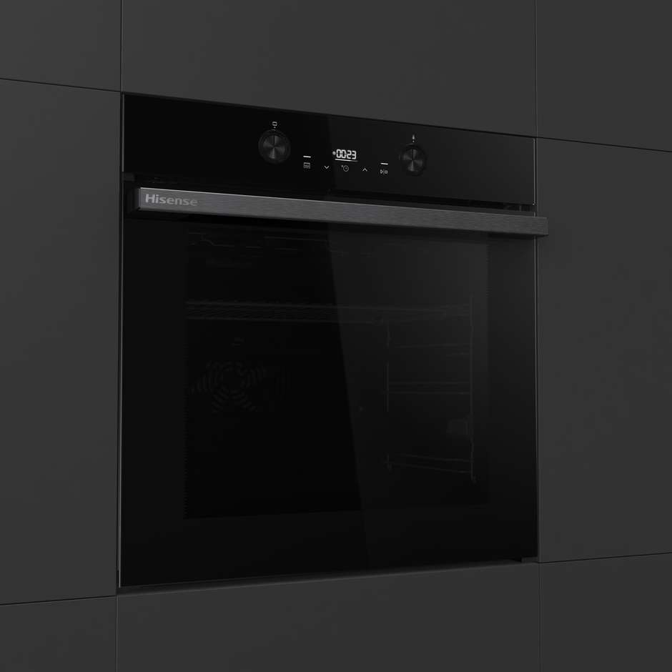 Hisense BI64223EPBG Forno da Incasso Pirolitico 78L 3500W Nero