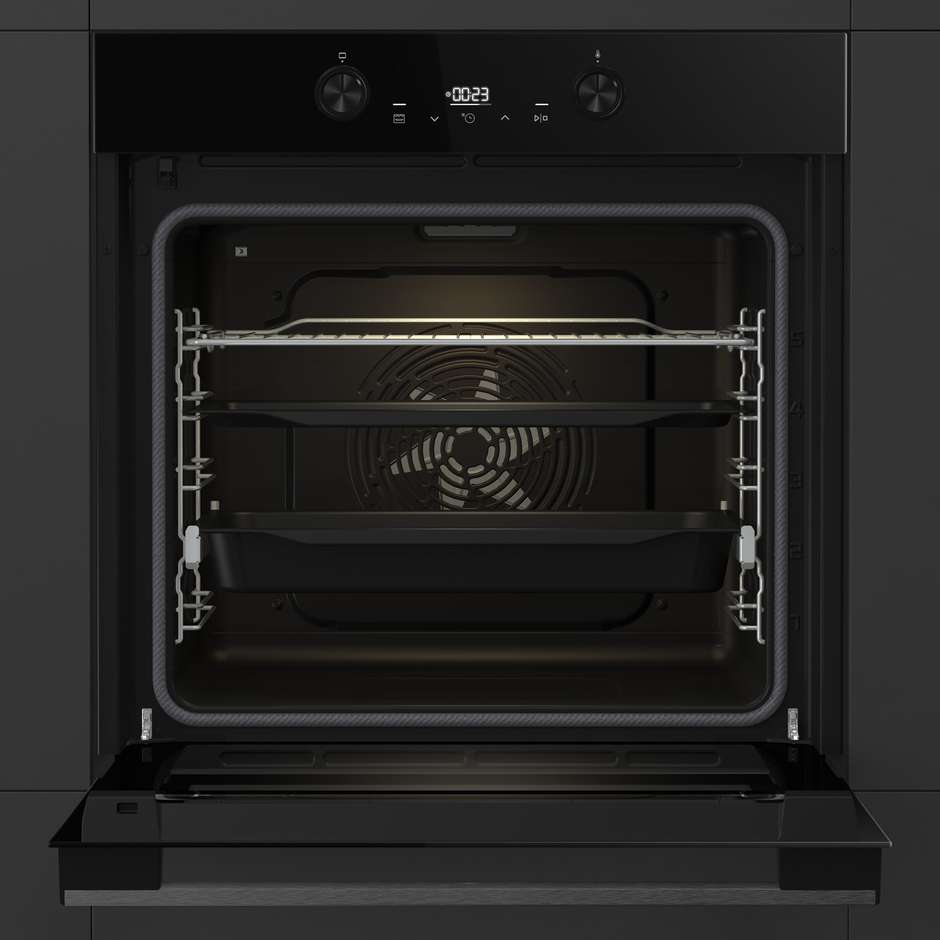 Hisense BI64223EPBG Forno da Incasso Pirolitico 78L 3500W Nero