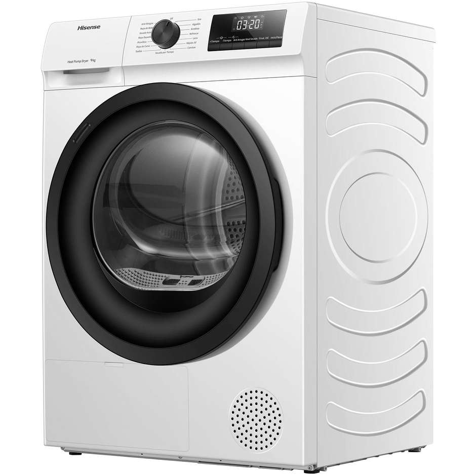Hisense DHQE900UWDC Asciugatrice Carica frontale Capacita 9 Kg Colore Bianco