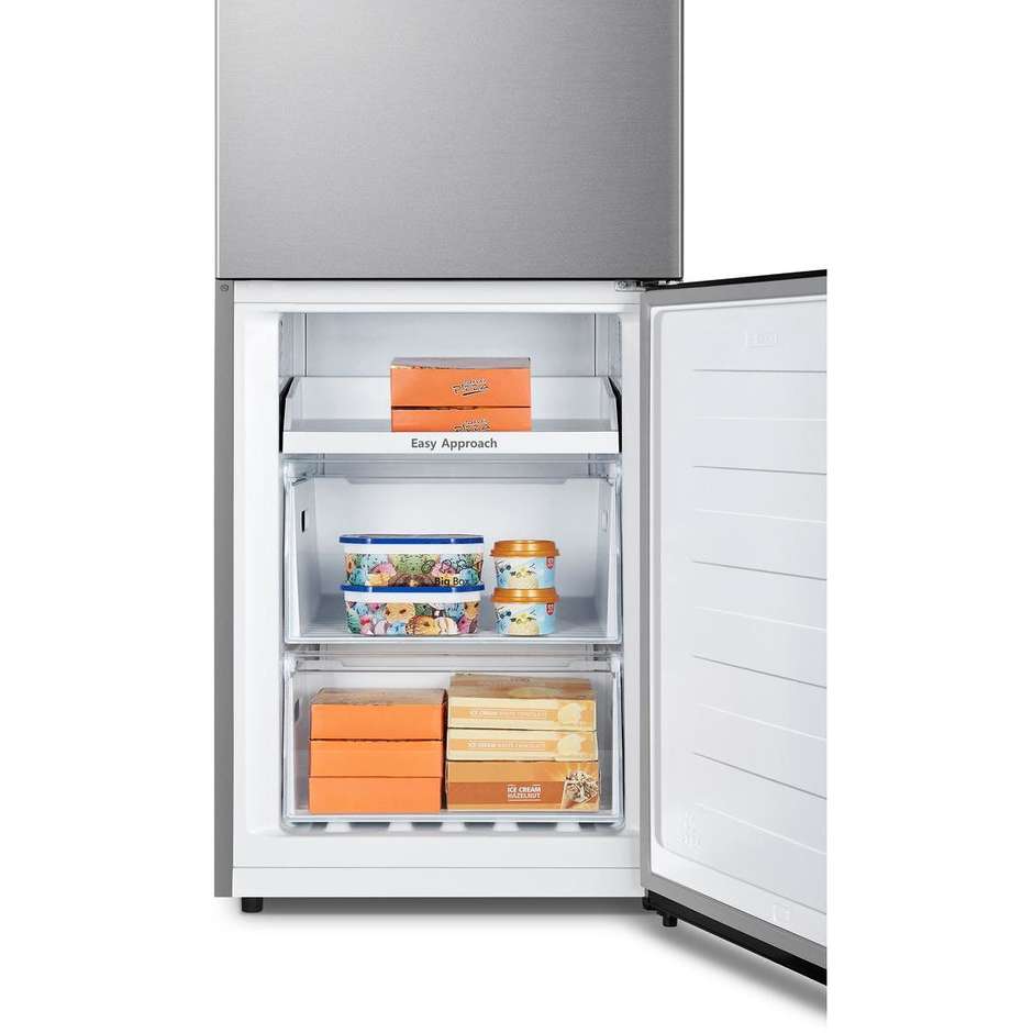 Hisense FCN300ACE Frigorifero Combinato Libera installazione Capacita 304 Lt Classe E Colore Acciaio inox