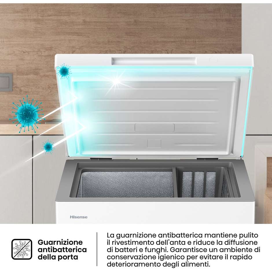 Hisense FT145N1AWE Congelatore a pozzo 141 L Bianco