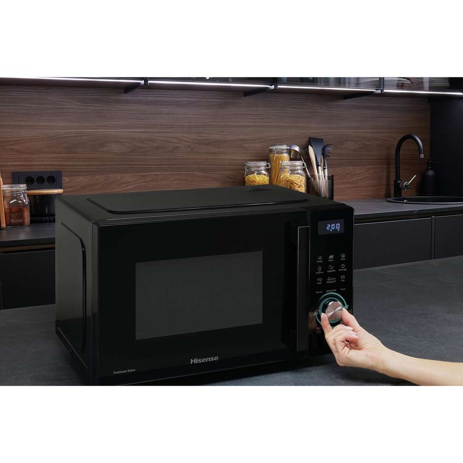 Hisense H23MOBSD1H Forno a Microonde Combinato con Grill 800W Cavità 23 L 800 W Nero
