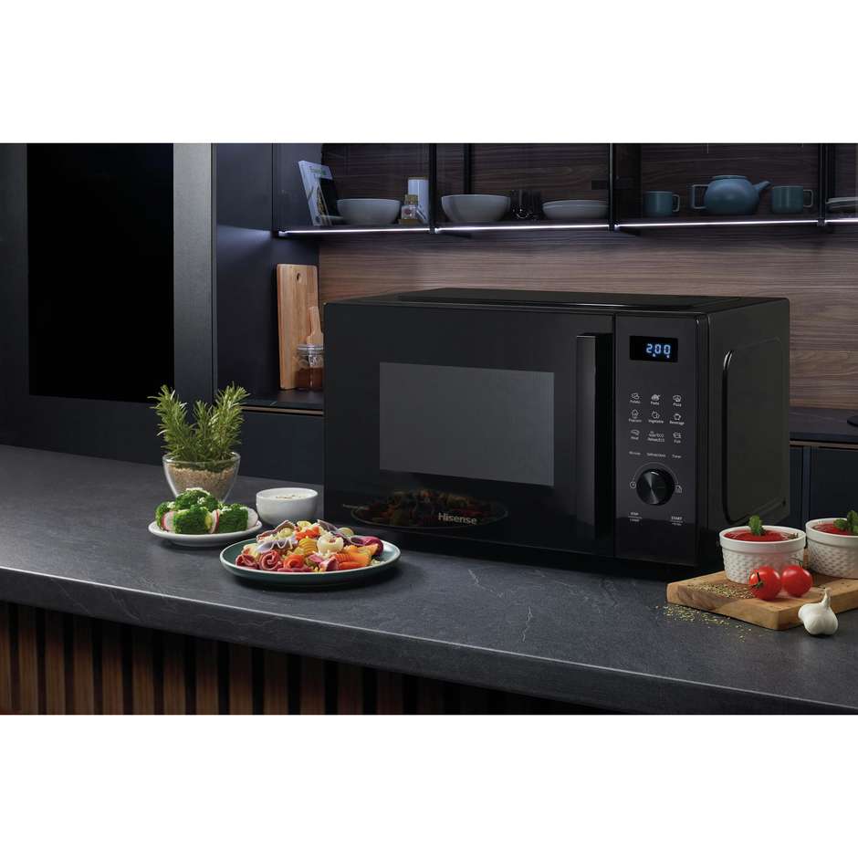 Hisense H23MOBSD1H Forno a Microonde con Grill 20-25 Litri Nero