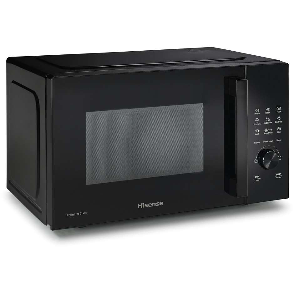 Hisense H23MOBSD1H microonde solo cottura 23 L, 800 W, nero