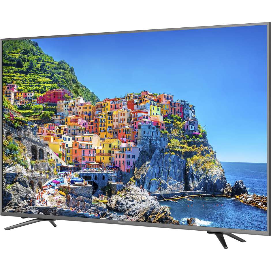 Hisense H50N6800 Tv LED 50" 4K Ultra HD Smart Tv Wi-fi classe B nero, argento