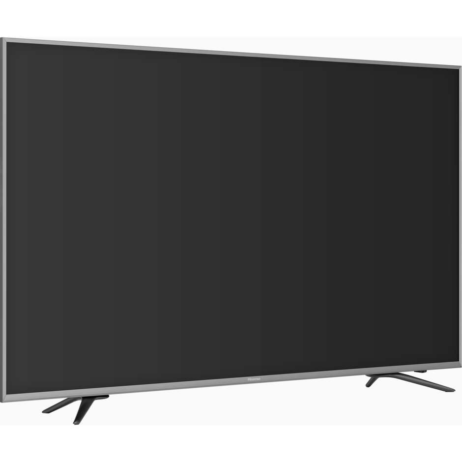 Hisense H50N6800 Tv LED 50" 4K Ultra HD Smart Tv Wi-fi classe B nero, argento