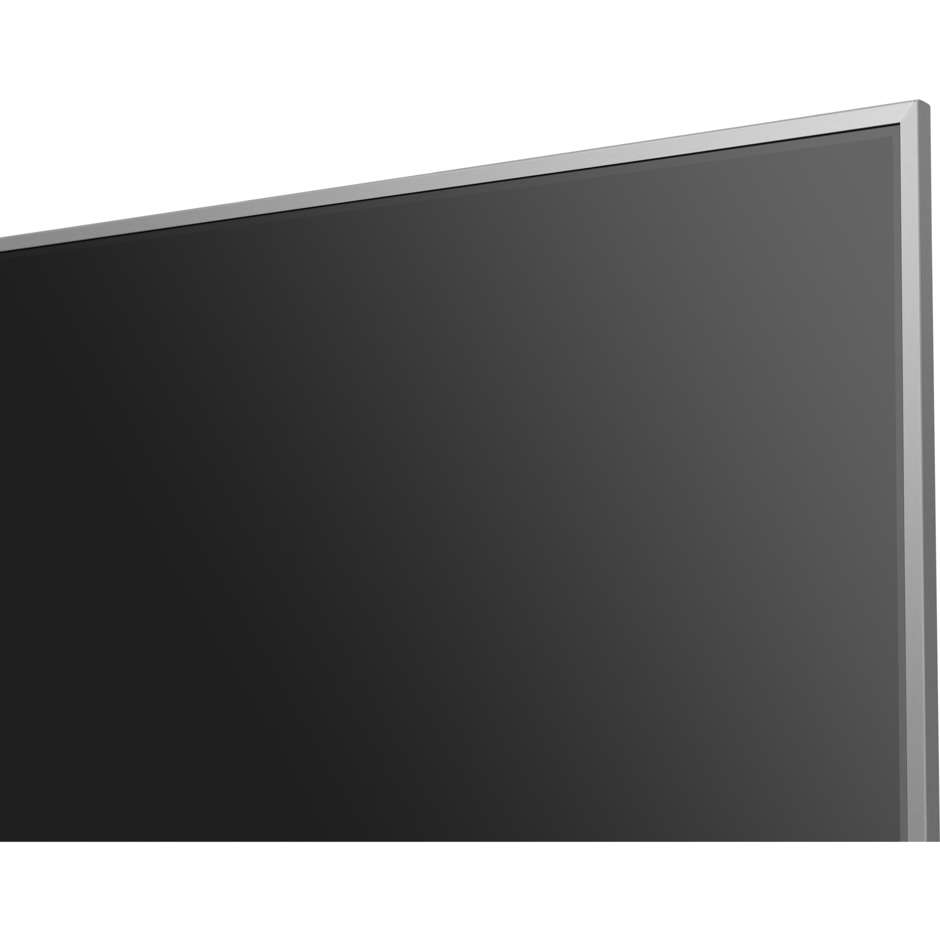 Hisense H50N6800 Tv LED 50" 4K Ultra HD Smart Tv Wi-fi classe B nero, argento