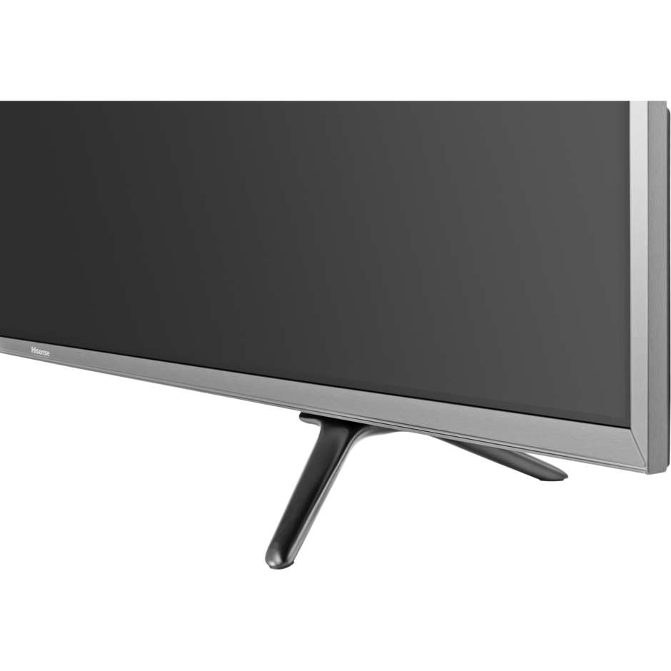Hisense H50N6800 Tv LED 50" 4K Ultra HD Smart Tv Wi-fi classe B nero, argento