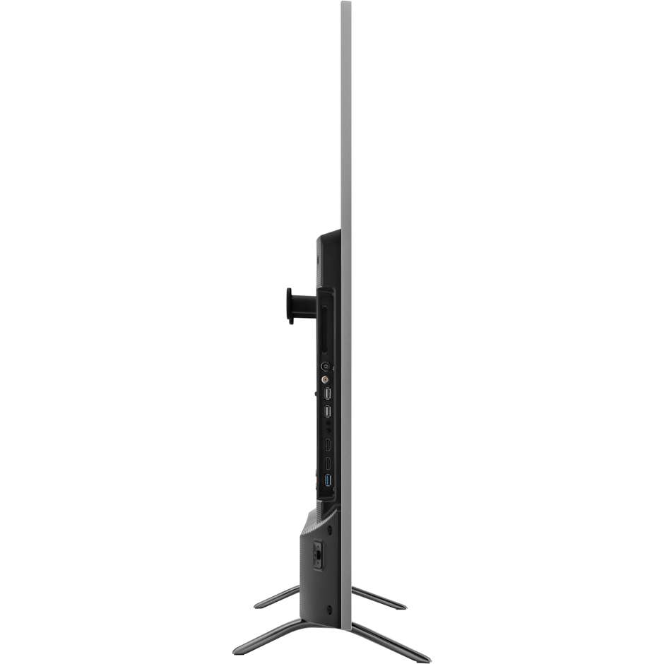 Hisense H50N6800 Tv LED 50" 4K Ultra HD Smart Tv Wi-fi classe B nero, argento