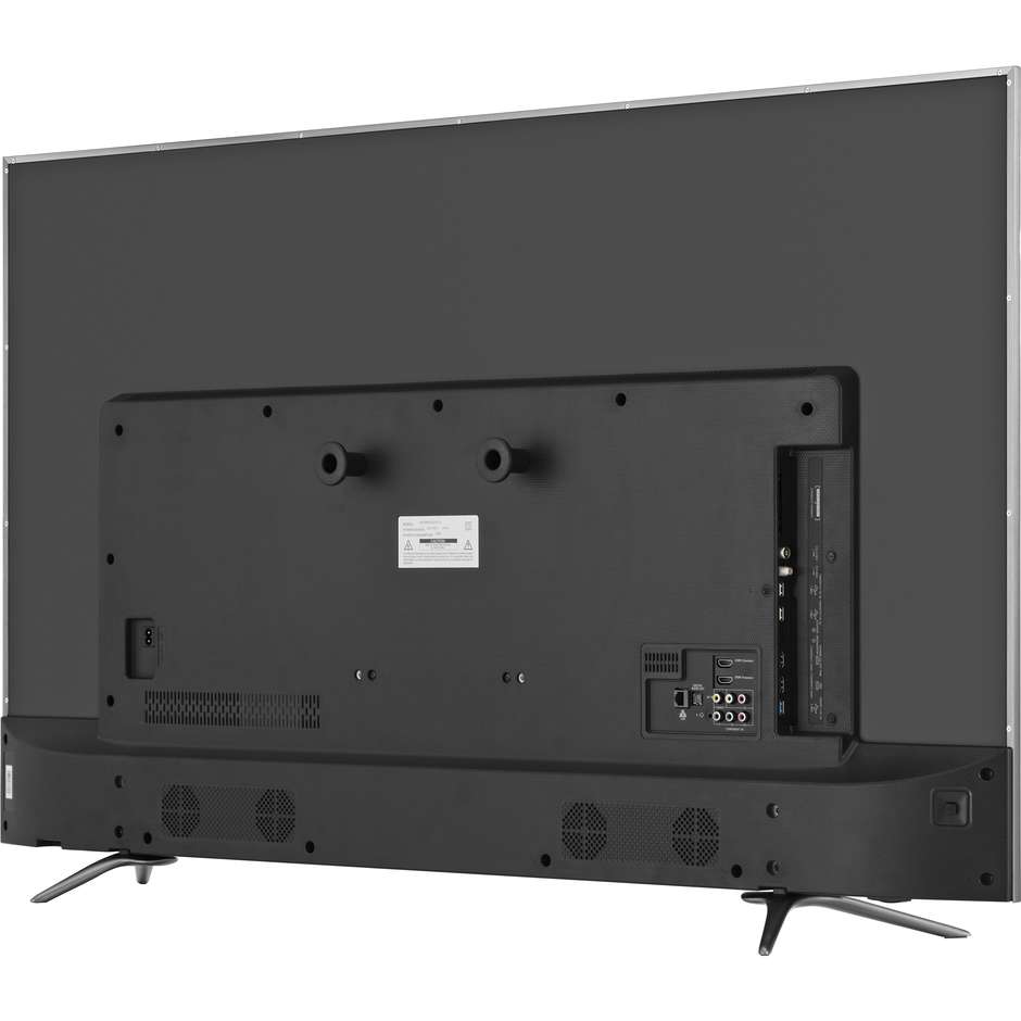 Hisense H50N6800 Tv LED 50" 4K Ultra HD Smart Tv Wi-fi classe B nero, argento