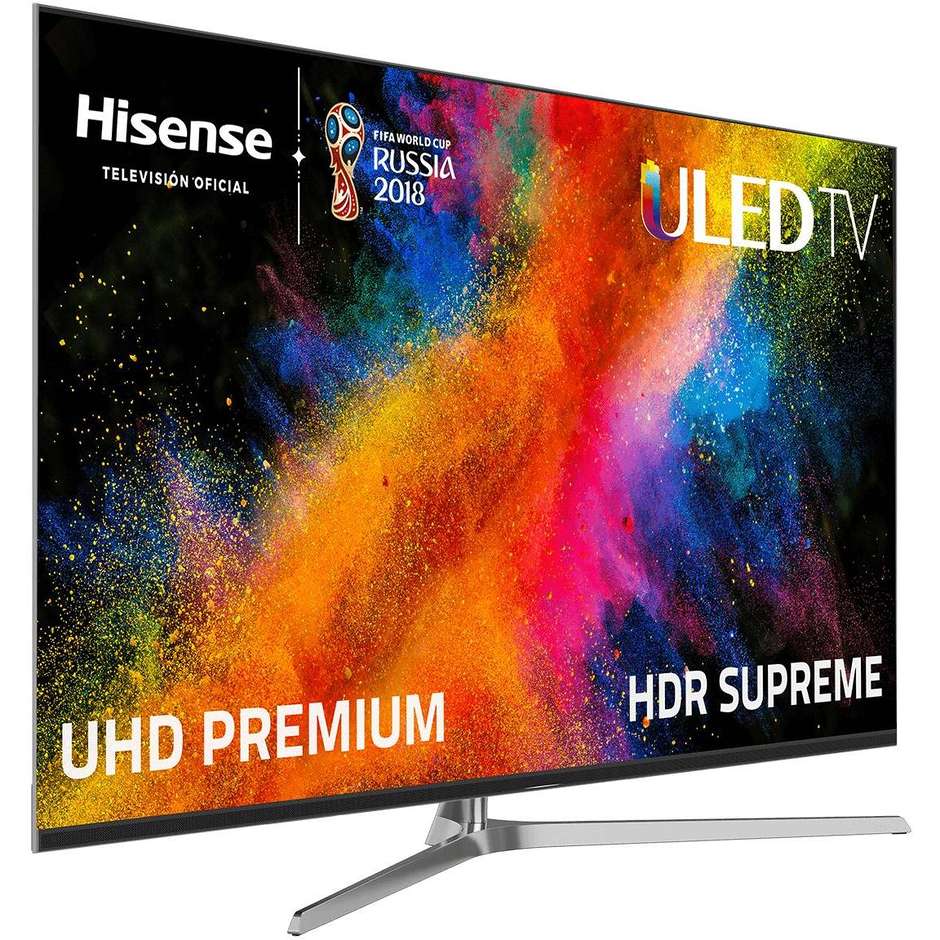 Hisense H65NU8700 Tv ULED 65" 4K Ultra HD Smart Tv Wi-fi classe A colore argento