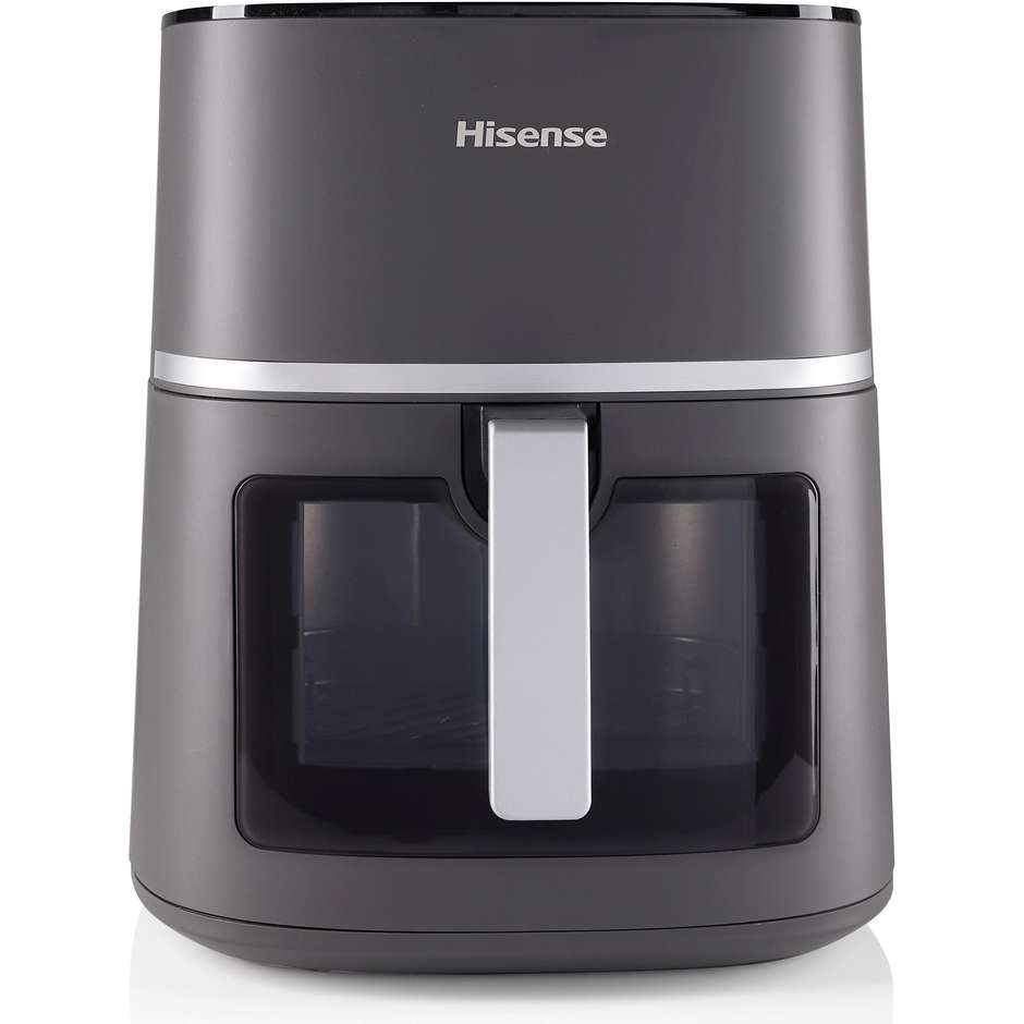 Hisense HAF1900D Friggitrice ad Aria Calda 7 L 1800 W con Cestello Singolo Antiaderente Nero