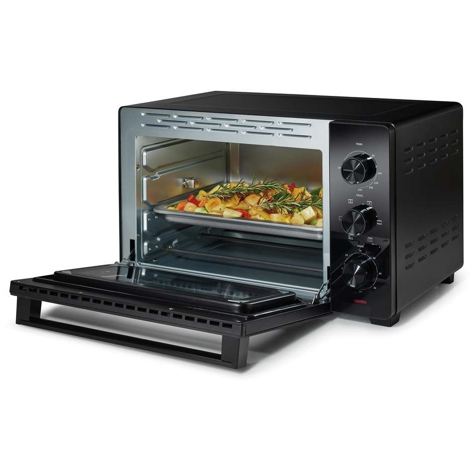 Hisense HOM30M Forno Elettrico da Tavolo 30 L Potenza 1600 W Doppio Vetro Nero