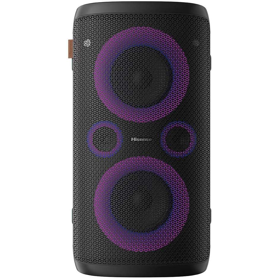 Hisense HP110 Altoparlante portatile Wireless Bluetooth Potenza 300 W Colore Nero