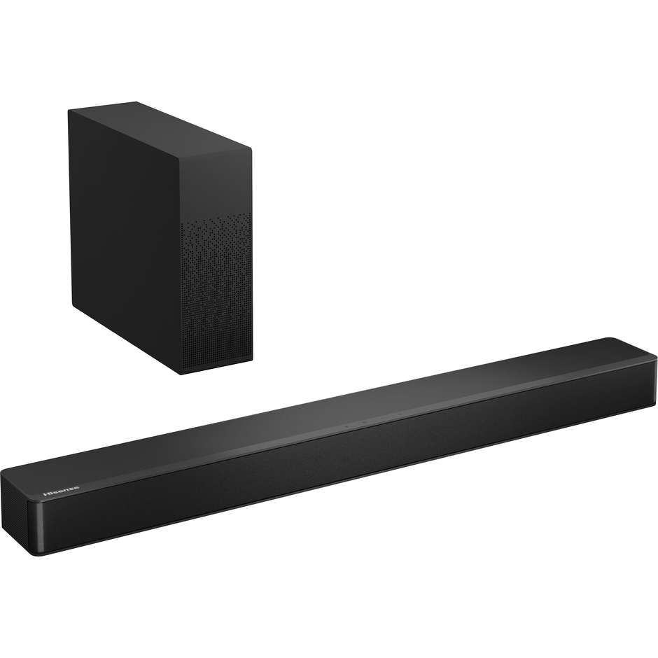 Hisense HS2100 Soundbar 2.1 Canali 240W Subwoofer Wireless Dolby Nero